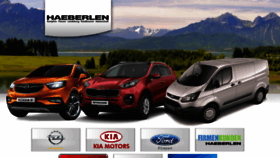 What Haeberlen-automobile.de website looked like in 2016 (7 years ago)