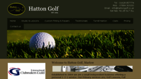 What Hattongolf.co.uk website looked like in 2016 (7 years ago)