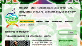 What Hangfan.co.uk website looked like in 2016 (7 years ago)