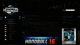 What Handball-challenge.com website looked like in 2016 (7 years ago)