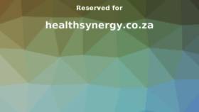 What Healthsynergy.co.za website looked like in 2016 (7 years ago)