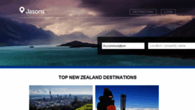 What Holidayguide.co.nz website looked like in 2016 (7 years ago)