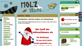 What Holzspielland.de website looked like in 2016 (7 years ago)