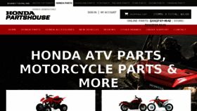 What Hondapartshouse.net website looked like in 2016 (7 years ago)