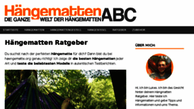 What Haengematte.org website looked like in 2016 (7 years ago)
