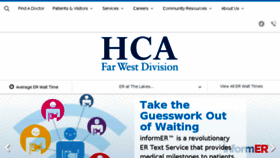 What Hcafarwest.com website looked like in 2016 (7 years ago)