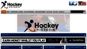 What Hockeyvictoria.org.au website looked like in 2016 (7 years ago)
