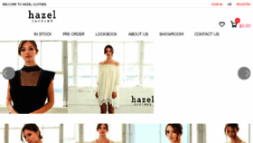 What Hazelclothes.com website looked like in 2016 (7 years ago)