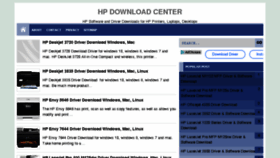 What Hpdownloadcenter.com website looked like in 2016 (7 years ago)