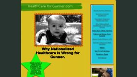 What Healthcareforgunner.com website looked like in 2016 (7 years ago)