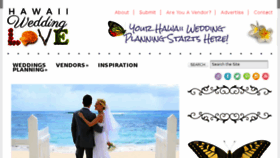 What Hawaiiweddinglove.com website looked like in 2016 (7 years ago)