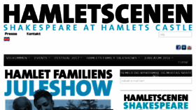 What Hamletscenen.dk website looked like in 2016 (7 years ago)