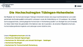 What Hochschulregion.de website looked like in 2016 (7 years ago)