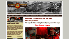 What Helstonrailway.co.uk website looked like in 2016 (7 years ago)