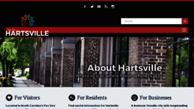 What Hartsvillesc.gov website looked like in 2016 (7 years ago)