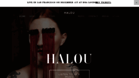 What Halou.com website looked like in 2016 (7 years ago)