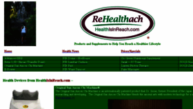 What Healthisinreach.com website looked like in 2016 (7 years ago)