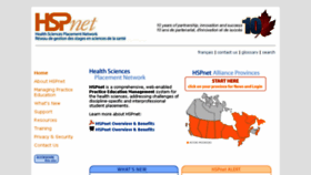 What Hspcanada.net website looked like in 2016 (7 years ago)