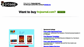 What Hvjournal.com website looked like in 2016 (7 years ago)
