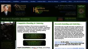 What Hoardersanonymous.org website looked like in 2016 (7 years ago)