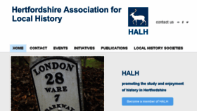 What Halh.org.uk website looked like in 2016 (7 years ago)