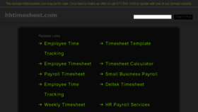 What Hhtimesheet.com website looked like in 2016 (7 years ago)