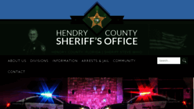 What Hendrysheriff.org website looked like in 2016 (7 years ago)