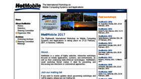 What Hotmobile.org website looked like in 2016 (7 years ago)