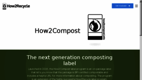 What How2compost.info website looked like in 2016 (7 years ago)