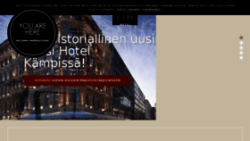 What Hotelkamp.fi website looked like in 2016 (7 years ago)
