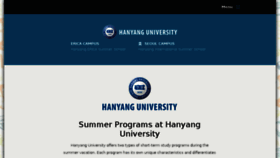 What Hanyangsummer.com website looked like in 2016 (7 years ago)