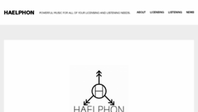 What Haelphon.com website looked like in 2016 (7 years ago)