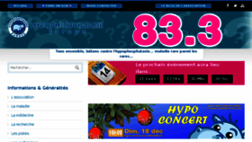 What Hypophosphatasie.com website looked like in 2016 (7 years ago)