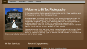 What Hitecphotography.co.uk website looked like in 2016 (7 years ago)