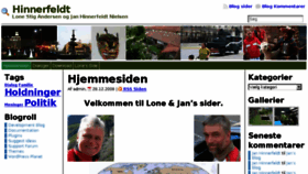 What Hinnerfeldt.dk website looked like in 2016 (7 years ago)