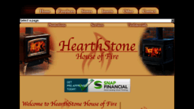 What Hearthstonehouseoffire.com website looked like in 2016 (7 years ago)