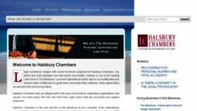 What Halsburylawchambers.com website looked like in 2016 (7 years ago)