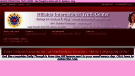 What Hillsideinternational.org website looked like in 2016 (7 years ago)