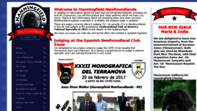 What Hanningfieldnewfs.co.uk website looked like in 2016 (7 years ago)
