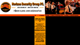 What Horizonsecurity.com.au website looked like in 2016 (7 years ago)