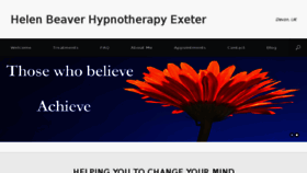 What Helenbeaverhypnotherapyexeter.co.uk website looked like in 2016 (7 years ago)
