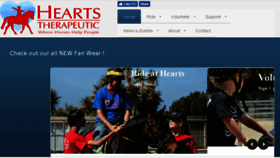 What Heartsriding.org website looked like in 2016 (8 years ago)