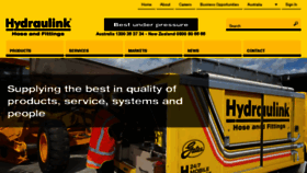 What Hydraulink.com.au website looked like in 2016 (7 years ago)