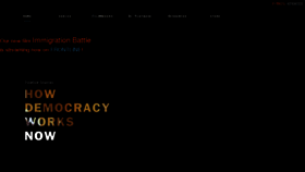What Howdemocracyworksnow.com website looked like in 2016 (7 years ago)