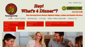 What Heywhats4dinner.com website looked like in 2017 (7 years ago)