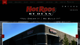 What Hotrodsbydean.com website looked like in 2017 (7 years ago)
