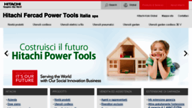 What Hitachi-powertools.it website looked like in 2017 (7 years ago)
