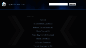 What Hyper-torrent.com website looked like in 2017 (7 years ago)