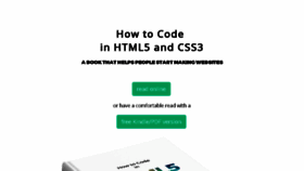 What Howtocodeinhtml.com website looked like in 2017 (7 years ago)