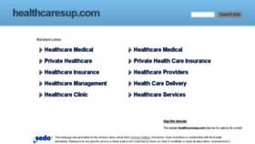 What Healthcaresup.com website looked like in 2017 (7 years ago)